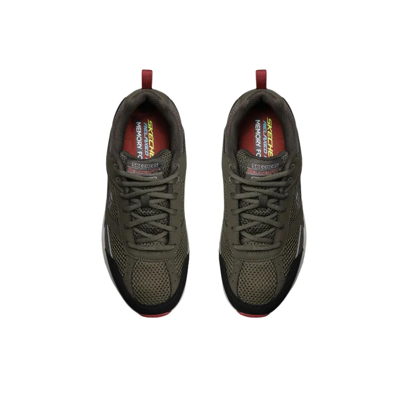 Skechers Oak Canyon Anti Slip Wear Resistant Low Top Outdoor Shoes Men's Khaki-3