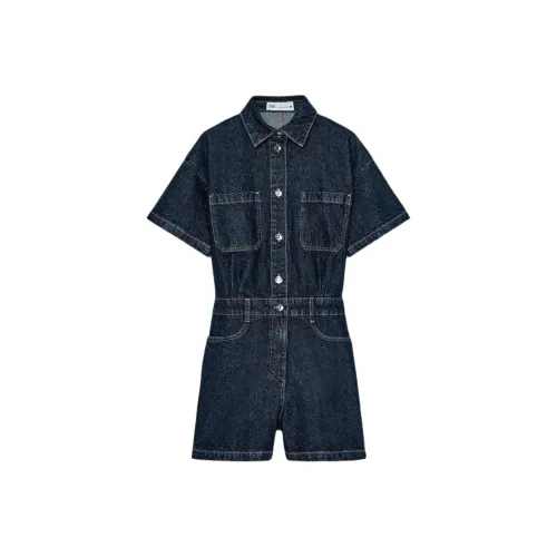 ZARA Jumpsuits Women's Blue