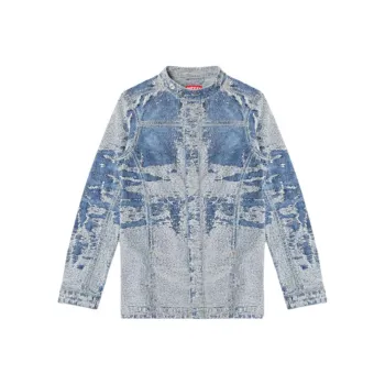 DIESEL Denim Jacket Women's Medium Blue