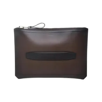 TOM FORD Genuine Leather Clutch Men's Brown