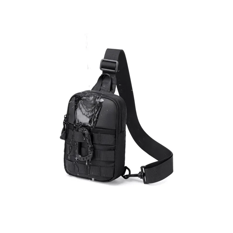 BJIAX Nylon Crossbody Bag, Sling Bag, Shoulder Bag Men's Black-6