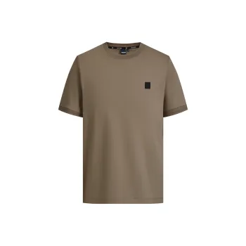 DANIEL HECHTER T Shirts Men Khaki Brown