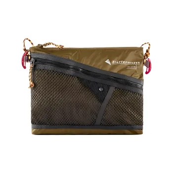 KLATTERMUSEN Nylon Shoulder Bag Medium Size Unisex Olive Green