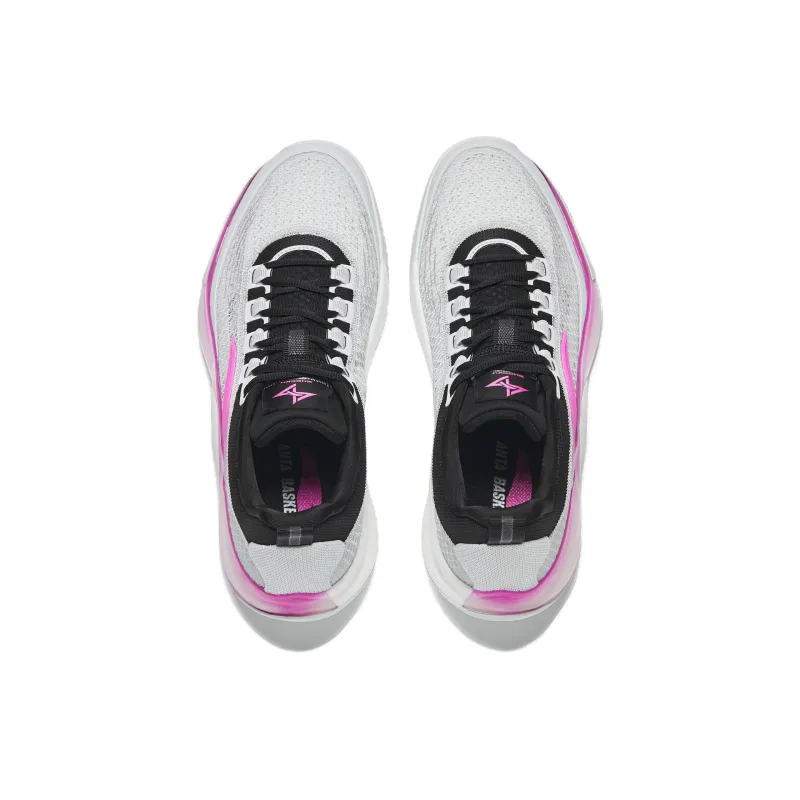 ANTA Sharp Edge 2 Basketball Shoes Men Low Top White Purple-5
