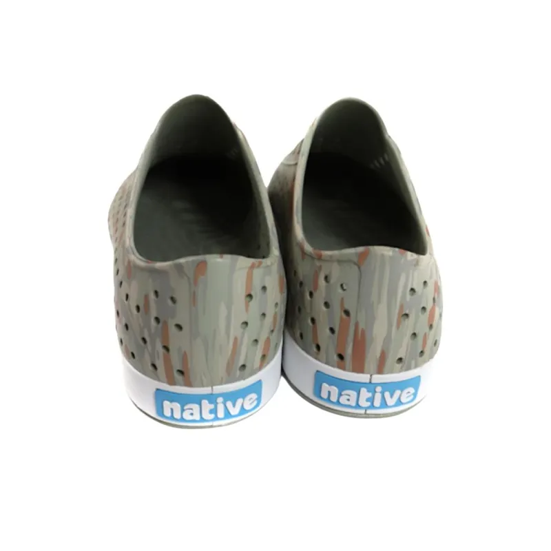 Native Shoes Jefferson PRINT Clogs Unisex Green Camouflage-2