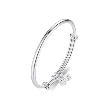 RURA 999 Fine Silver Sterling Silver Bracelets Women's Silver