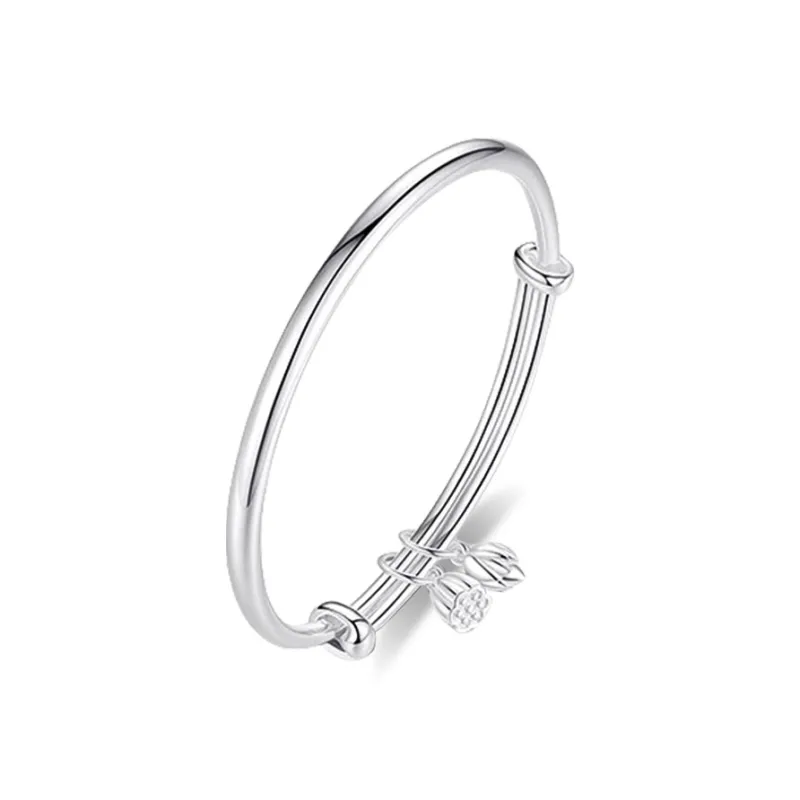 RURA 999 Fine Silver Sterling Silver Bracelets Women's Silver-0
