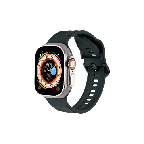 KVZUVUU Apple Compatibility Watch Band Silicone Material