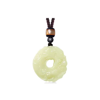 MARY WINDSOR Hetian Jade Pendants Pale Greenish White Jade Unisex