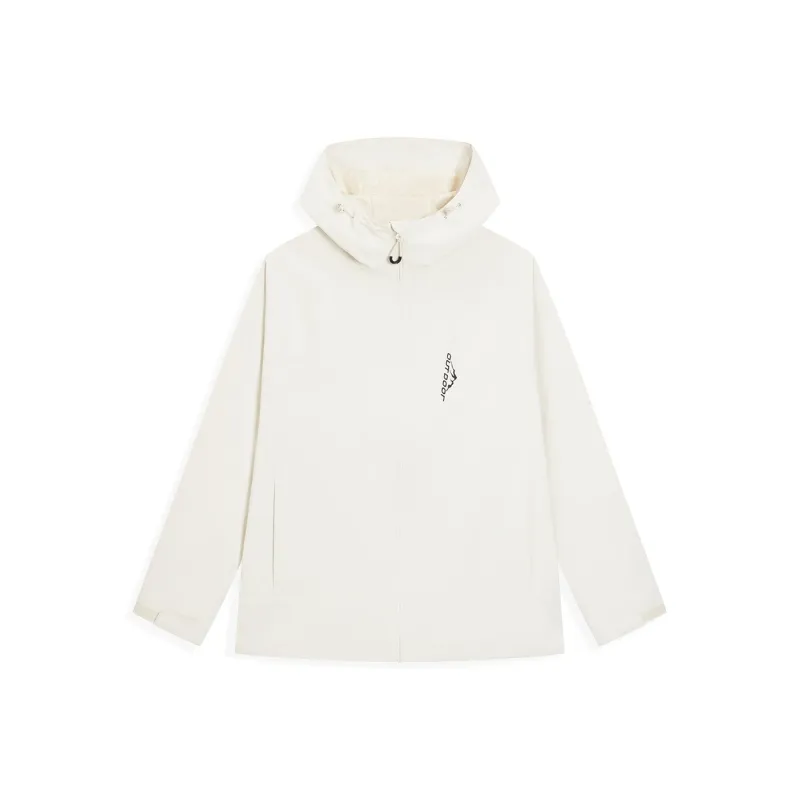 XTEP Wing Abrasion Resistant, Breathable, Waterproof, And Windproof Windbreaker Jacket Unisex Tofu Skin-0