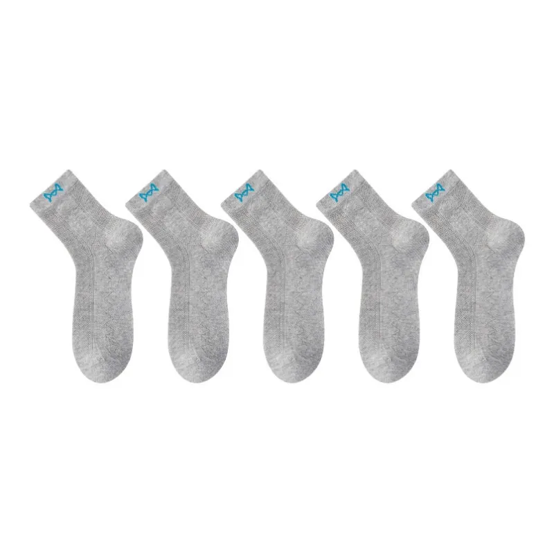 MIIOW Cool One Summer Series Mid Calf Socks Men's 5 Pack-49