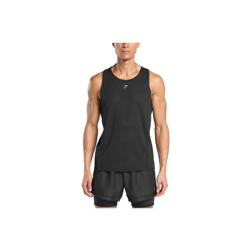 GYMSHARK Tank Tops Men Black-0