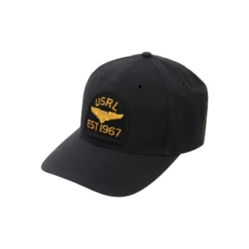 Polo Ralph Lauren Cotton Fabric Baseball Caps Men's Black