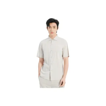 LESS IS MORE Shirt Men's Light Khaki