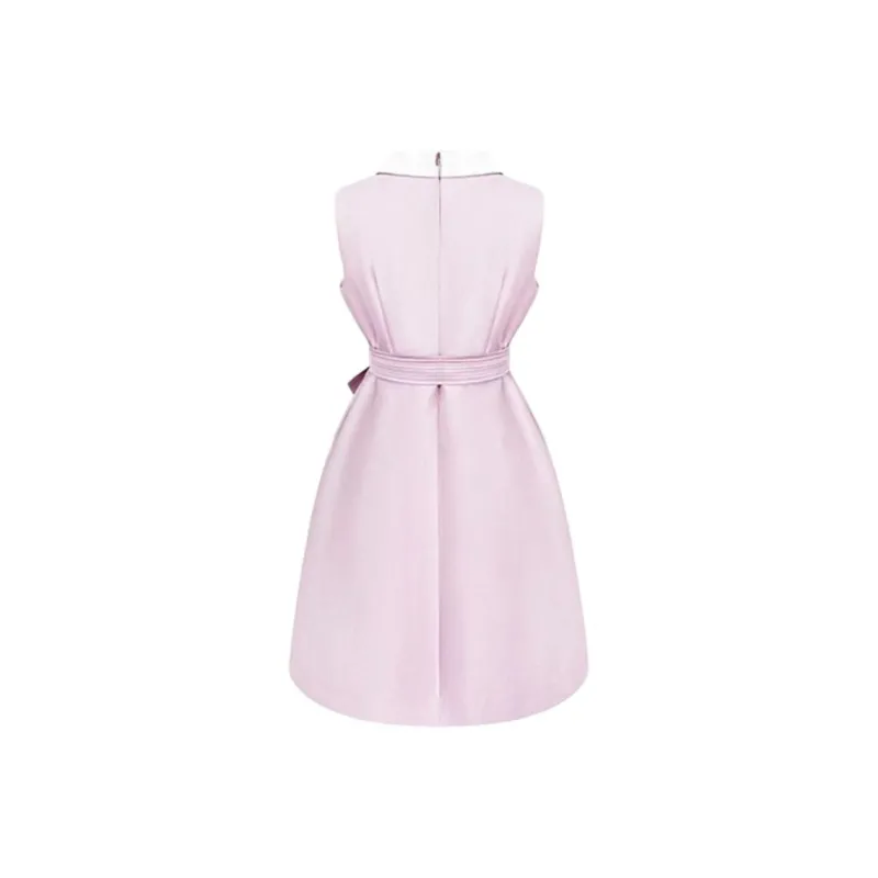 OZVO Sleeveless Dresses Women's Pink-1