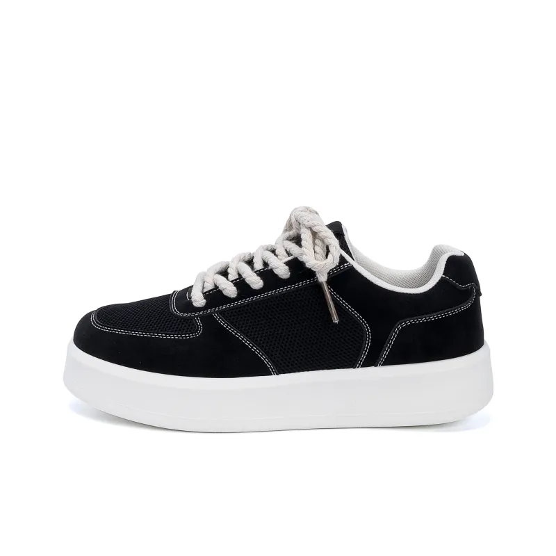 HUANQIU Year Of The Snake Limited Edition, Air Force 1 Anti Slip Wear Resistant Low Top Skateboard Shoes Men Black-0