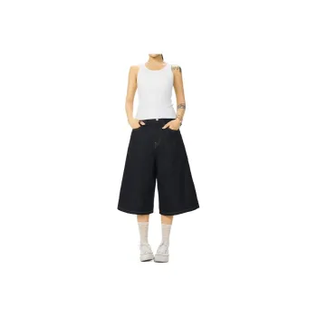ZAVK Denim Shorts Women's Navy Blue[Seven Point]