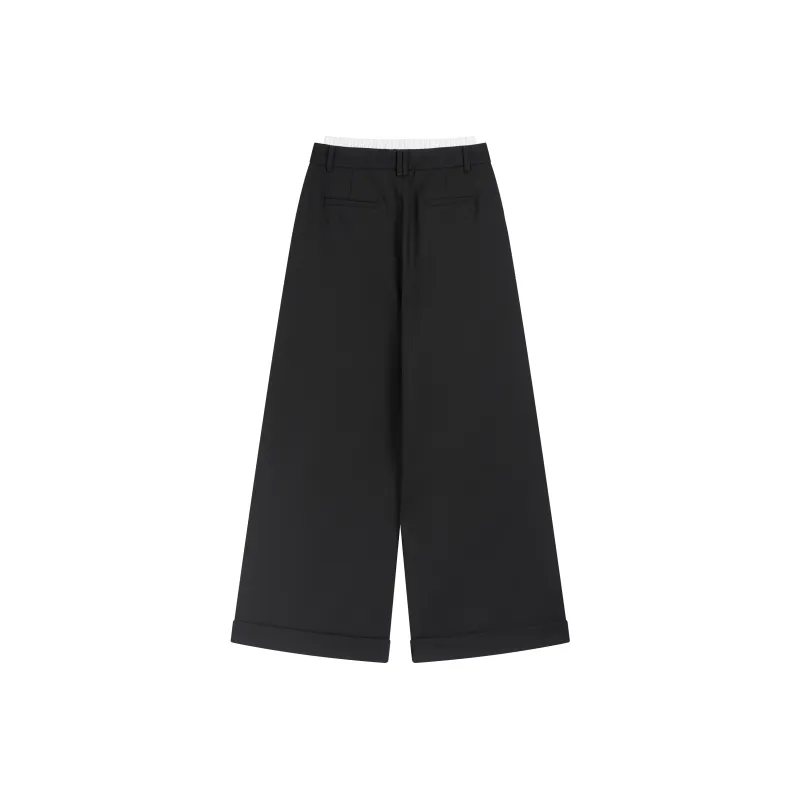 SMILEREPUBLIC Casual Pants Unisex Black-1