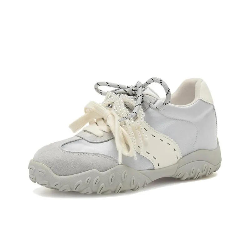 AGSDON Height Increasing Low Top Casual Shoes Women's-1