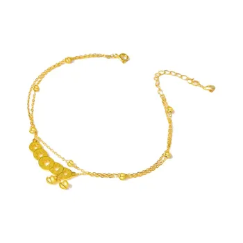 Fu Ru Ji 925 Sterling Silver Anklets Women's
