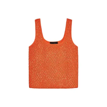 ZARA Tank Tops Women's Orange