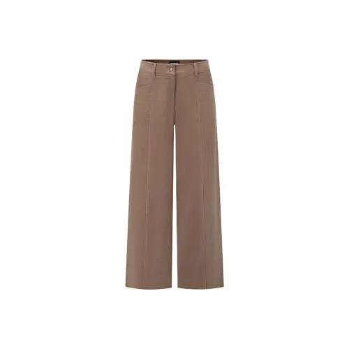AXYPAGES Casual Pants Women's Camel