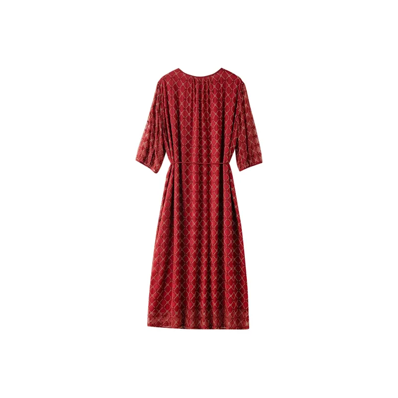 To The West Short Sleeved Dress Women's-1