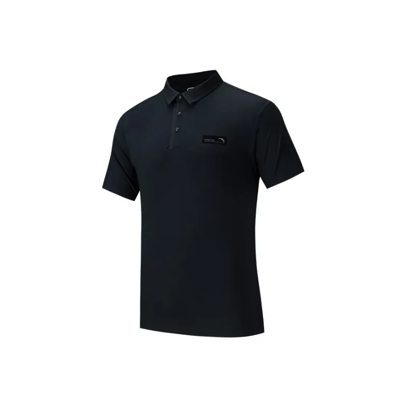 Anta Variety Training Collection Polo Shirt Men's Basic Black-0