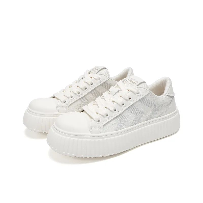 Kemaron Low Top Skateboard Shoes Unisex White-3