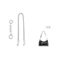 Silver Pearl Extender Chain+47cm Decorative Chain