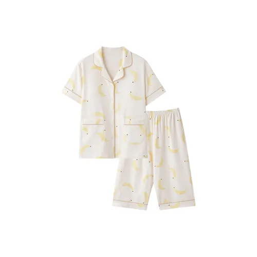 O'MESIK Pajama Set Women's Yellow