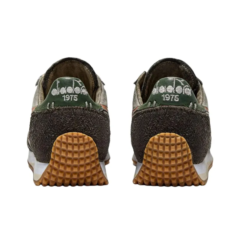 Diadora Heritage Equipe Dirty Sw Evo Low Top Casual Shoes Unisex Gray-5