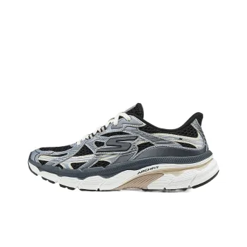 Skechers Women's GO Series Shock Absorbers Low Top Running Shoes Women's Black