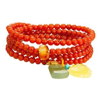 Cardamom Time Southern Red Agate Bracelets Unisex