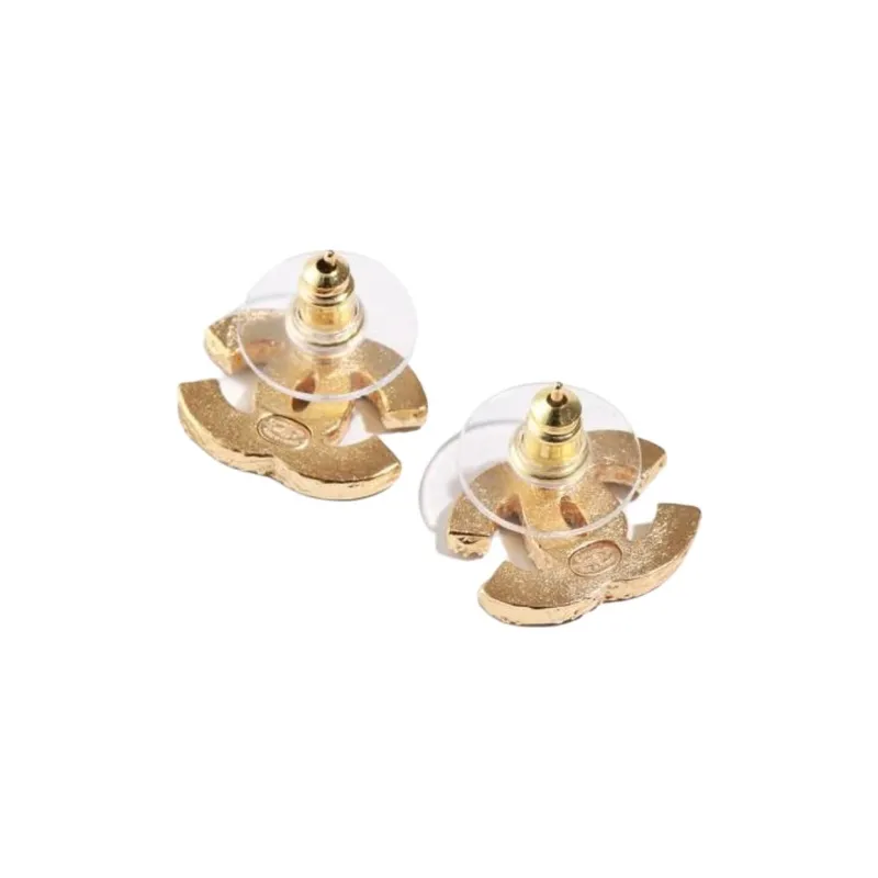 CHANEL Cc Logo Earrings-1