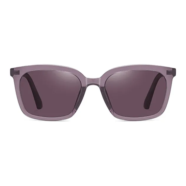 AAJF TR/Memory Plastic Metal Square Sunglasses Unisex-7