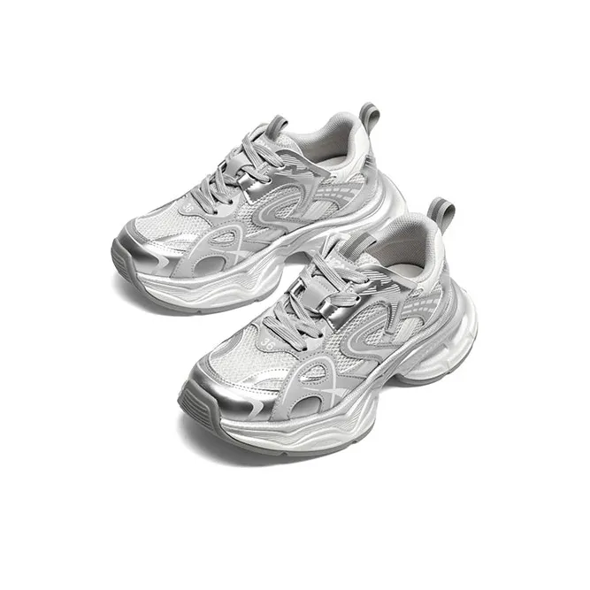 RED DRAGONFLY Cushioning Slip Resistant Height Increasing Low Top Chunky Sneakers Women's-8