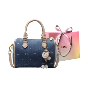 Yalu Canvas Shoulder Bag, Crossbody Bag, Handbag Women's Blue