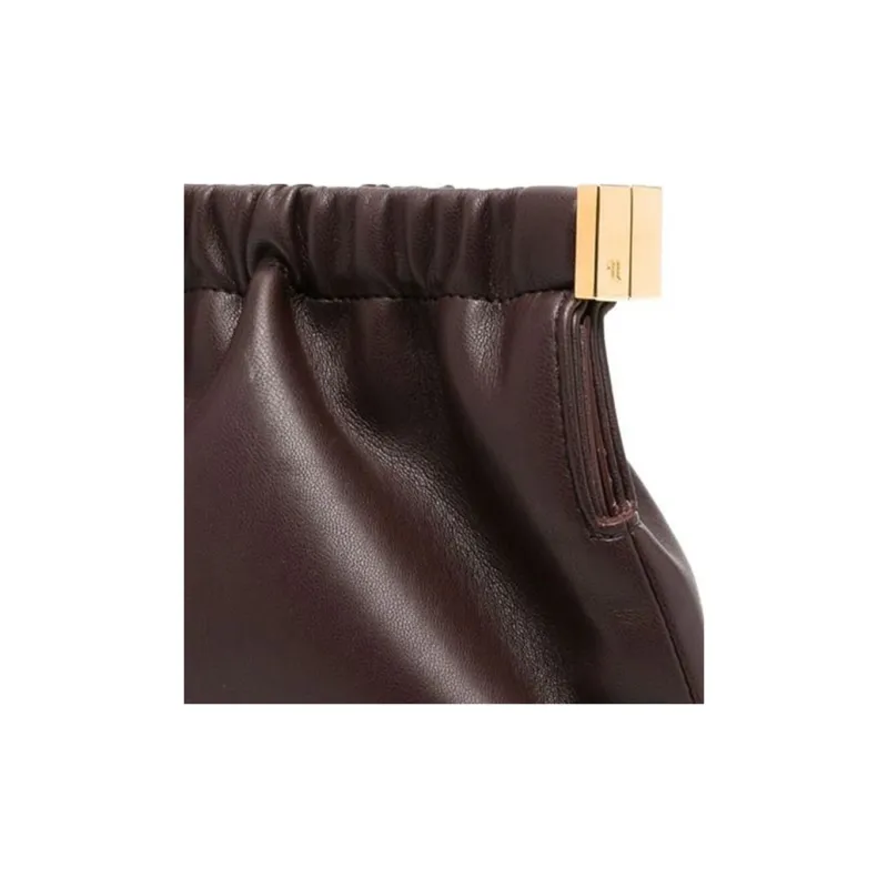 NANUSHKA Kisslock Leather Handheld Crossbody Bag Shoulder Bag Women's-3