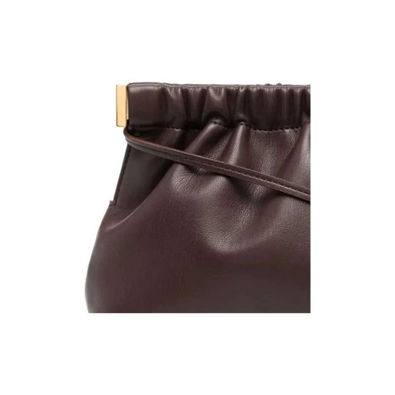 NANUSHKA Kisslock Leather Handheld Crossbody Bag Shoulder Bag Women's-4