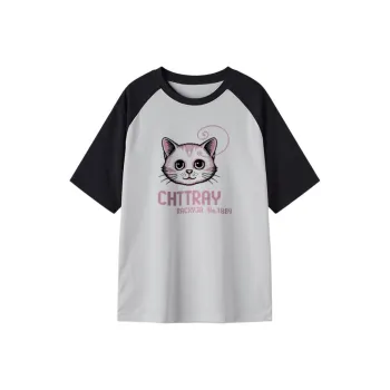 FAIRWHALE Drop Shoulder Sleeve T Shirt Women's