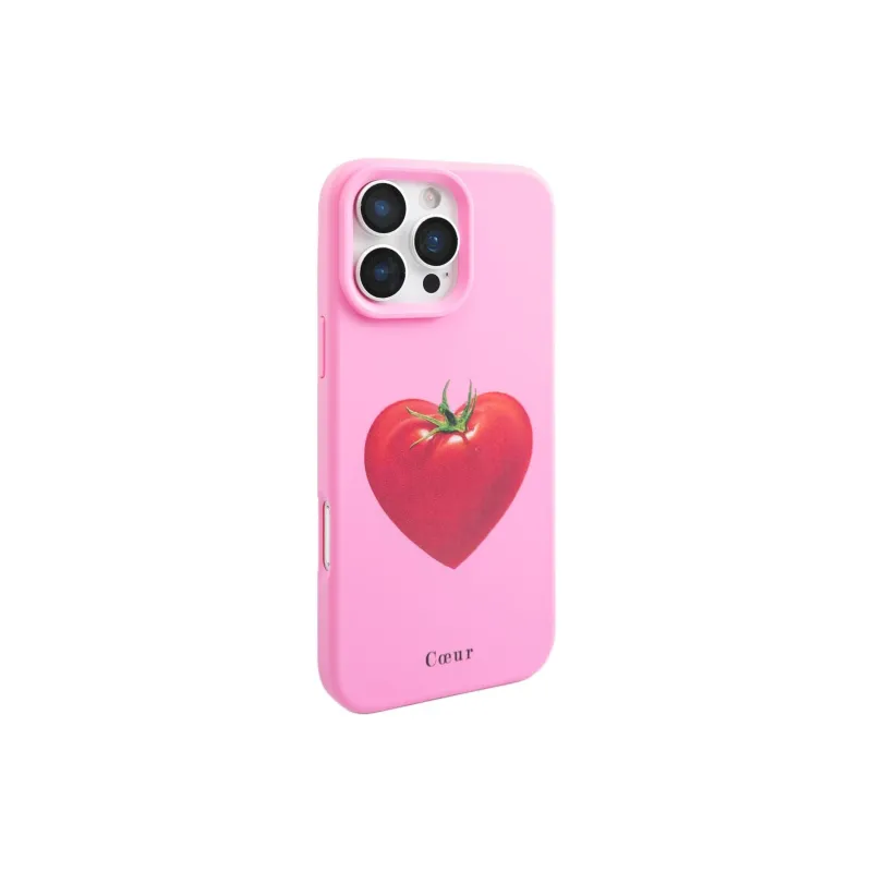 Sopi Silicone Material Tomato Pomegranate Pancakes Phone Cases Compatible With IPhone 16/15 Pro Max/Apple 13/14 Pro/Max-7
