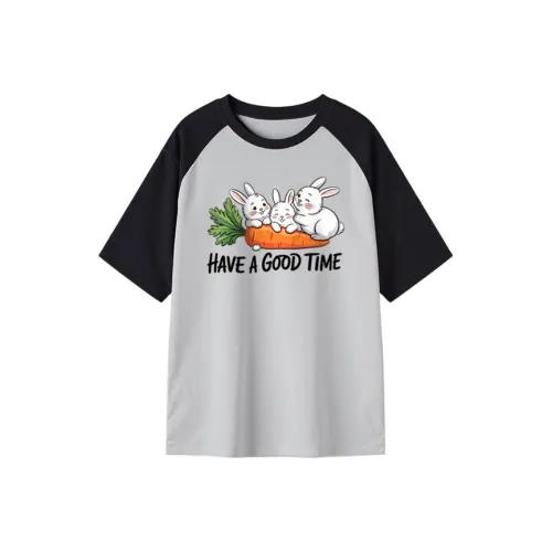 FAIRWHALE Drop Shoulder Sleeve T Shirt Women's