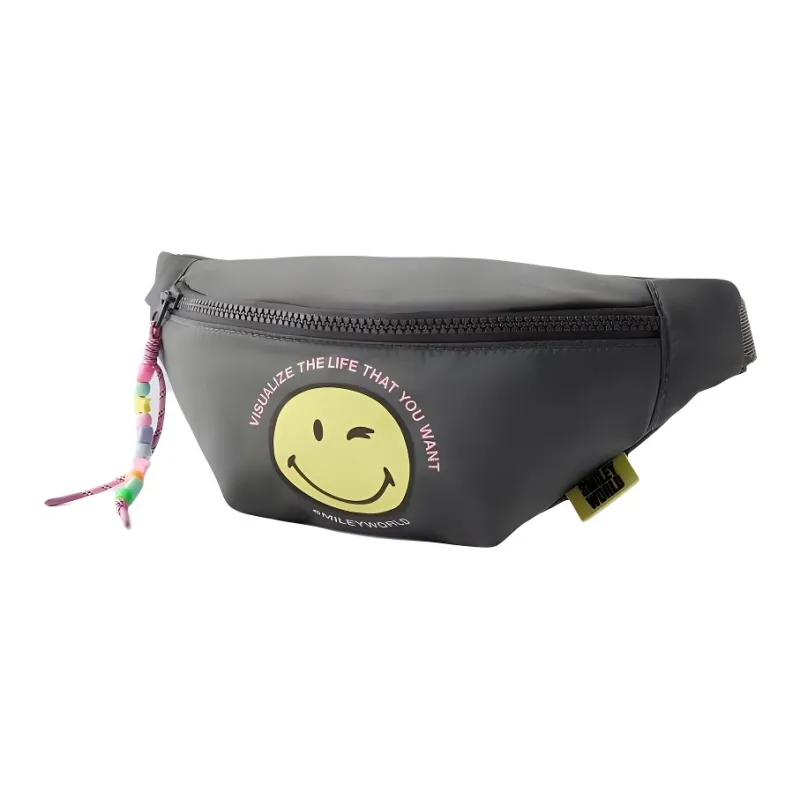 ZARA Polyester Fanny Pack Women's Black-1