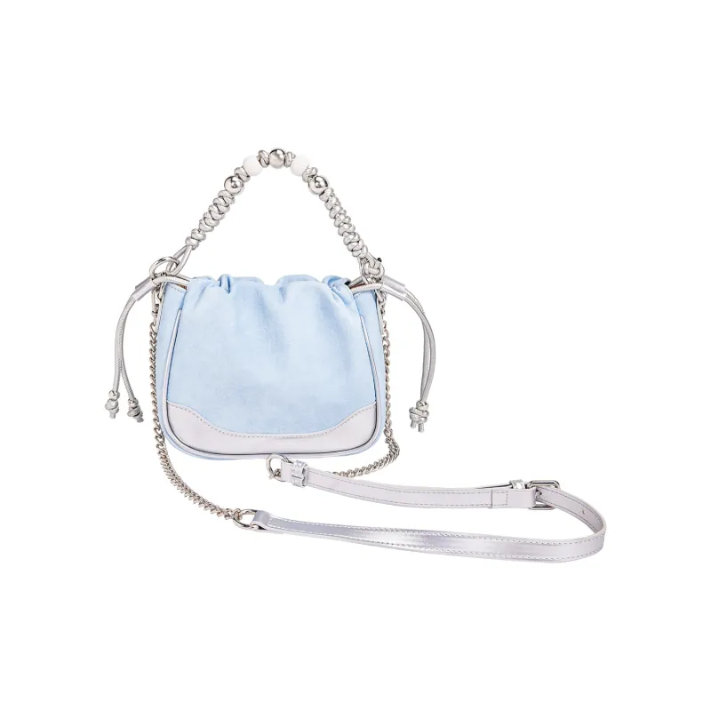 Miffy Synthetic Leather Shoulder Bag, Crossbody Bag, Handbag Women's Denim Blue/White-3