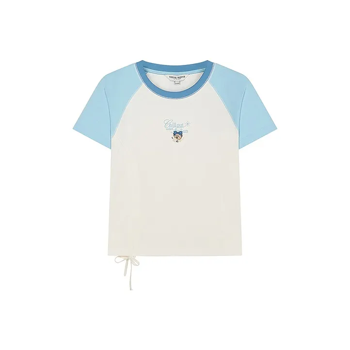 Teenie Weenie T Shirts Women's Light Blue-0