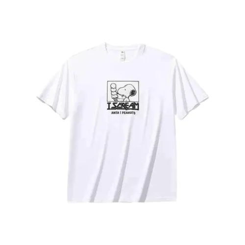 CHAOJIANTA x SNOOPY T Shirt Men's Snowflake White
