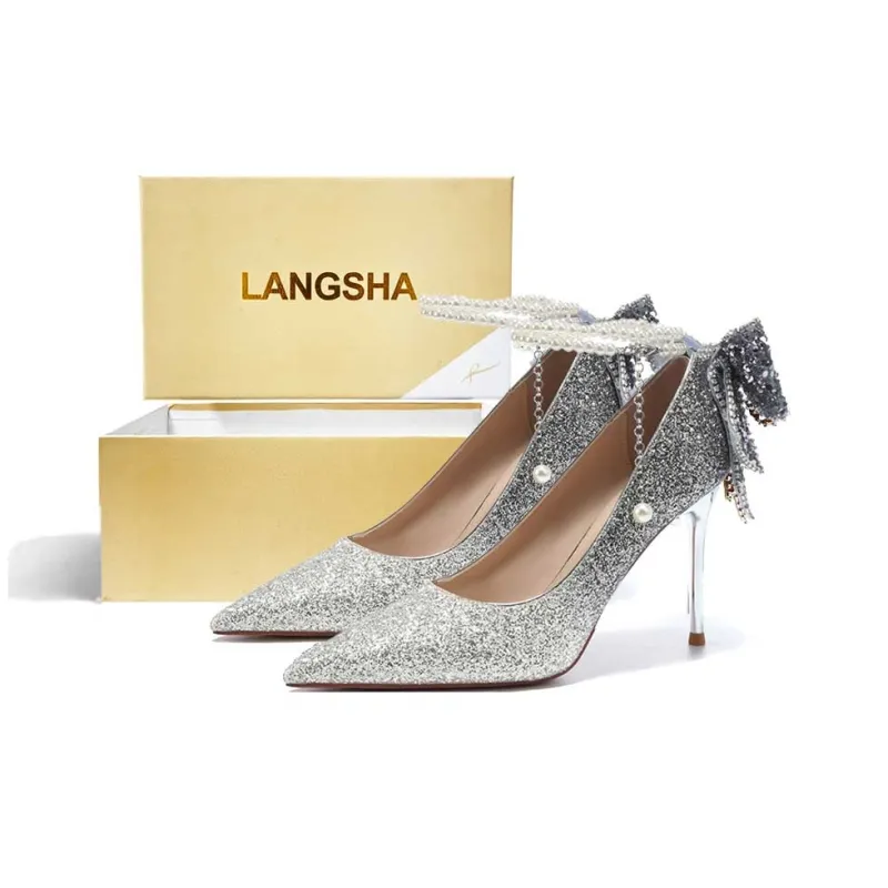 Lanza Slim Heel High Heels Women's-5