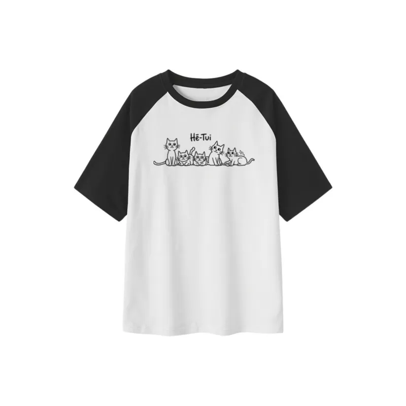 FAIRWHALE Raglan Sleeve T Shirt Women's-4