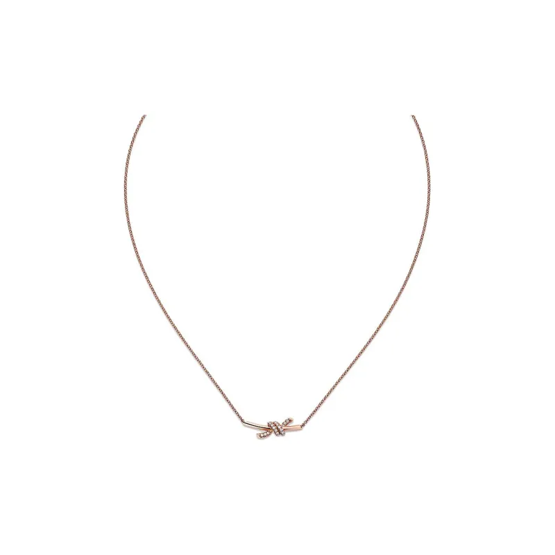 TIFFANY & CO. Diamond Necklaces Women's Rose Gold-0